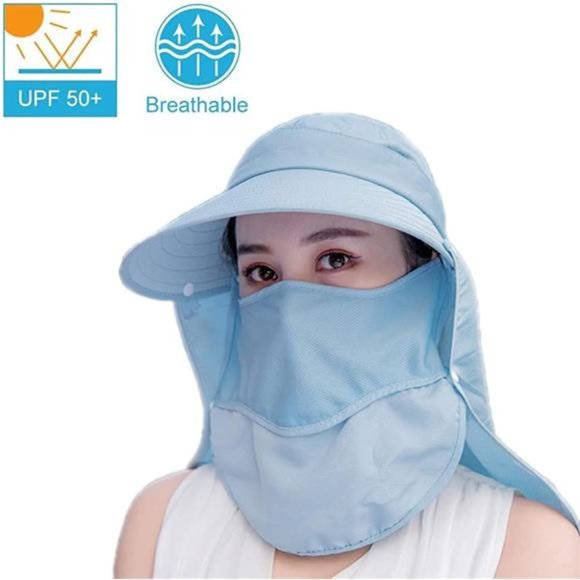 Sun Hats for Women Wide Brim UV Protection Visor UPF 50+ Fishing Hats Foldable main image 5